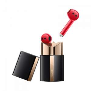 HUAWEI FreeBuds Lipstick Auricolari Bluetooth con custodia, Ricarica Via Cavo, Red
