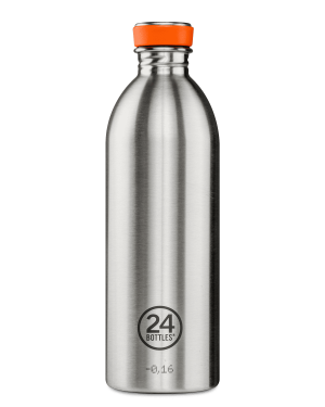 24Bottles | Urban Bottle | Brushed Steel – 1000 ml