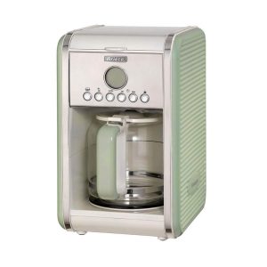 Ariete 1342 Macchina per Caffè Americano – 12 tazze – Caraffa in vetro temperato – Programmazione fino a 24 ore – Autospegnimento – 2000 Watt – Verde