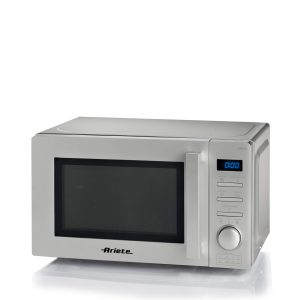 Ariete 953 Forno a Microonde Digitale – 8 Programmi Cottura Preimpostati – Defrost – 5 Livelli di Potenza – 700 Watt – 20 Litri – Argento